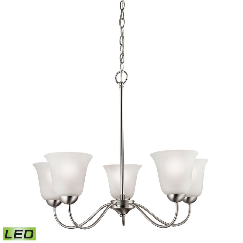 ELK Home 1205CH/20-LED Conway LED Chandelier Brushed Nickel