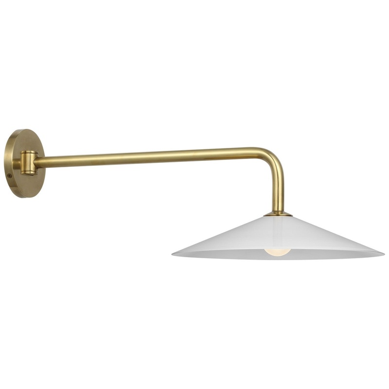 LED Wall Sconce from the Ponce Collection in Hand-Rubbed Antique Brass Finish by Visual Comfort Signature