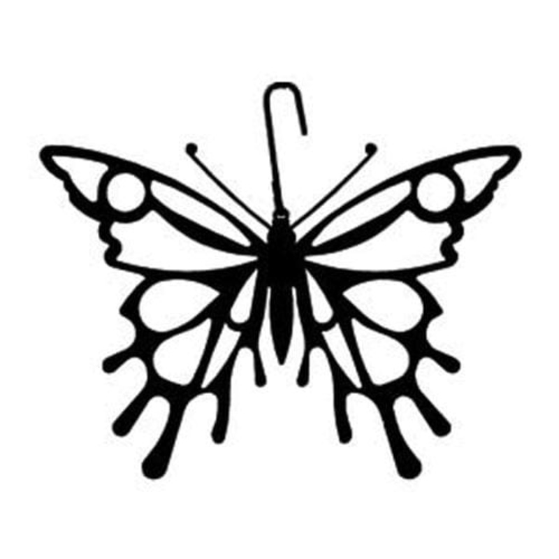 Village Wrought Iron HOS-38 Butterfly Decorative Hanging Silhouette