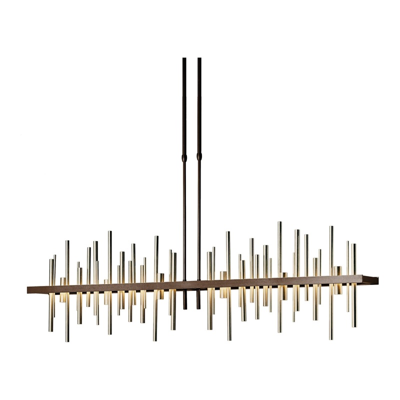 Cityscape Large LED Pendant Bronze Soft Gold