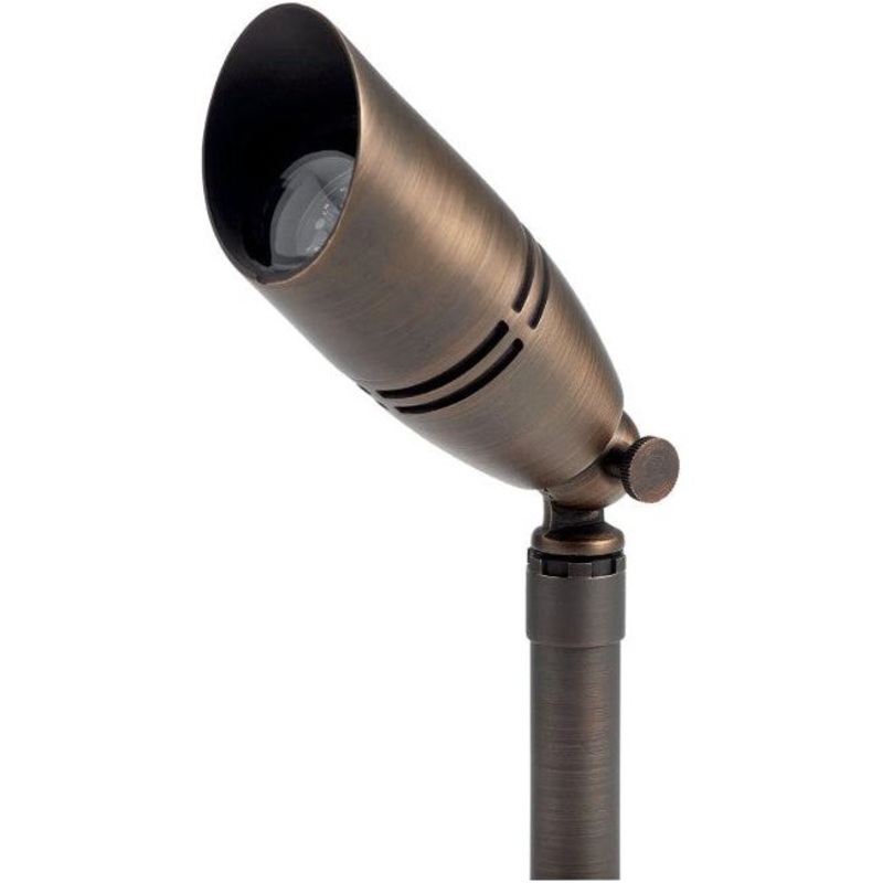 Fixed Socket MR16 12V Drop-In Accent Fixture Centennial Brass