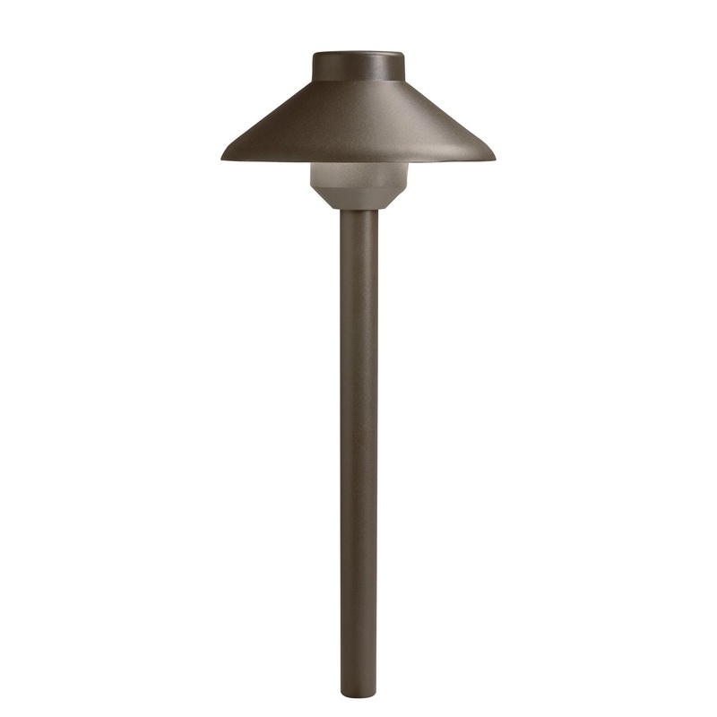 Kichler 15820AZT LED Path Light, Textured Architectural Bronze