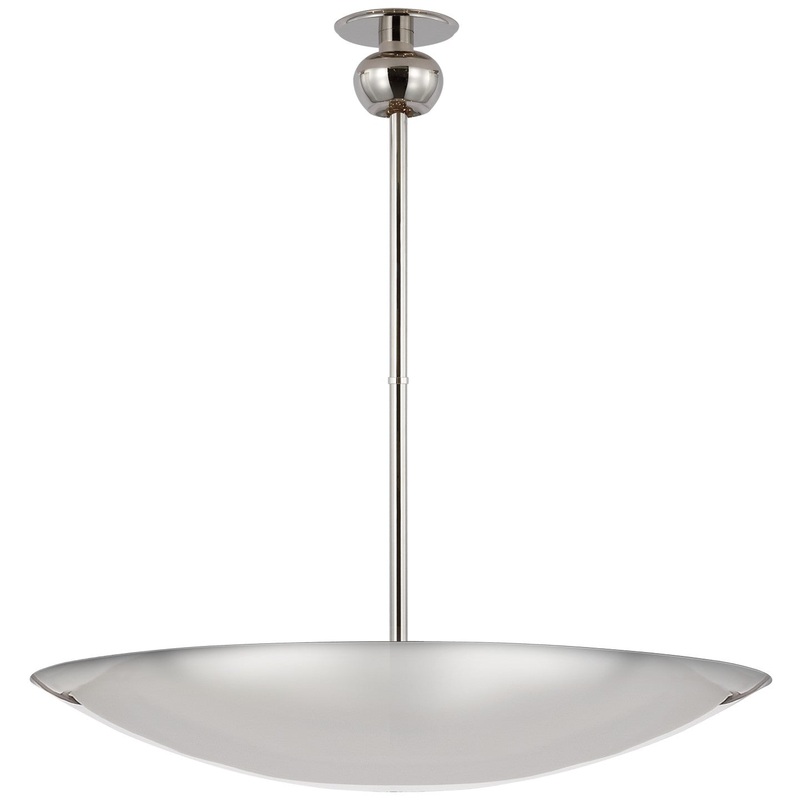 LED Chandelier from the Comtesse Collection in Polished Nickel Finish by Visual Comfort Signature