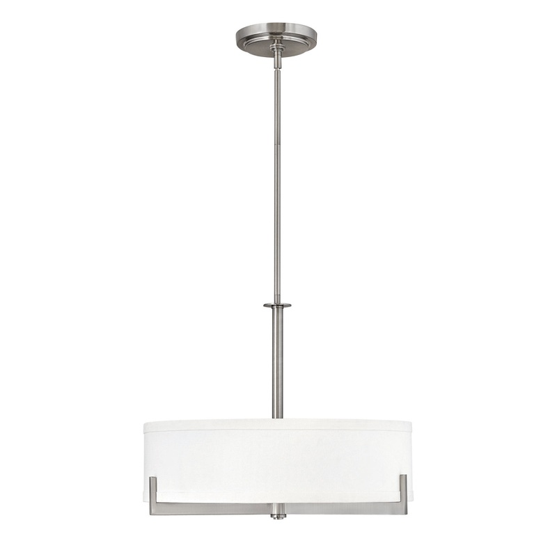 LED Chandelier from the Hayes Collection in Brushed Nickel Finish by Hinkley