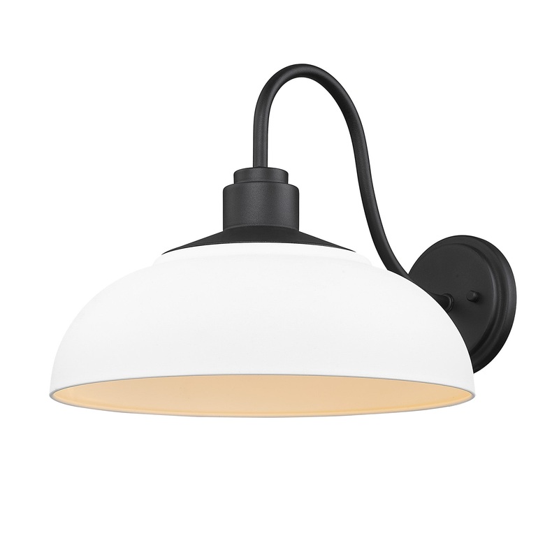 Levitt Natural Black Large Wall Sconce – Outdoor