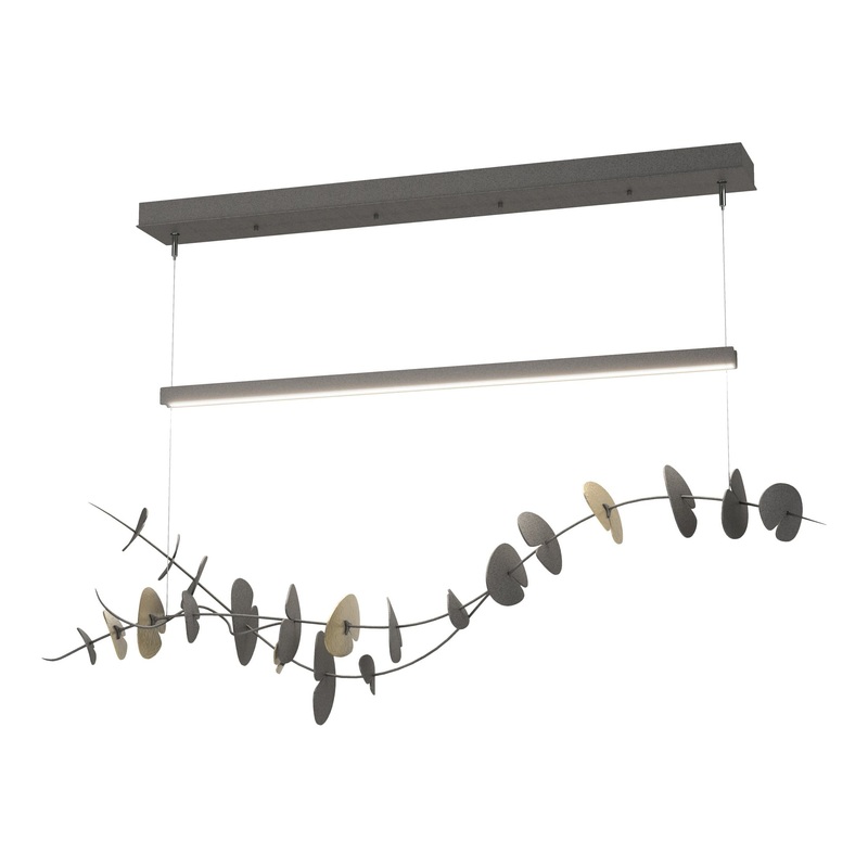Lily LED Pendant Natural Iron Modern Brass