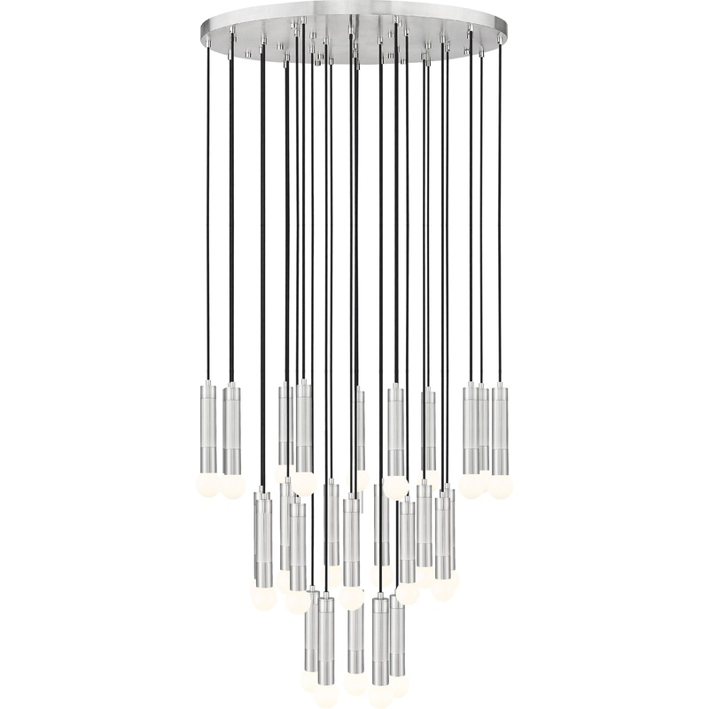 Stari 27-Light Chandelier Brushed Nickel
