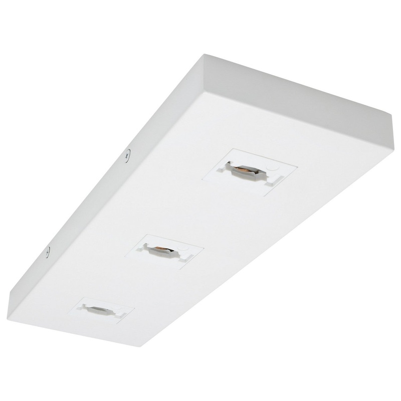 Triple Monopoint Adapter in White Finish by Nuvo Lighting