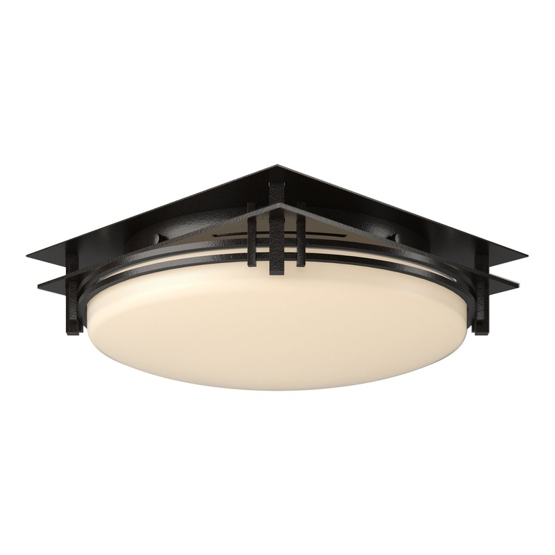 Banded Semi-Flush Oil Rubbed Bronze