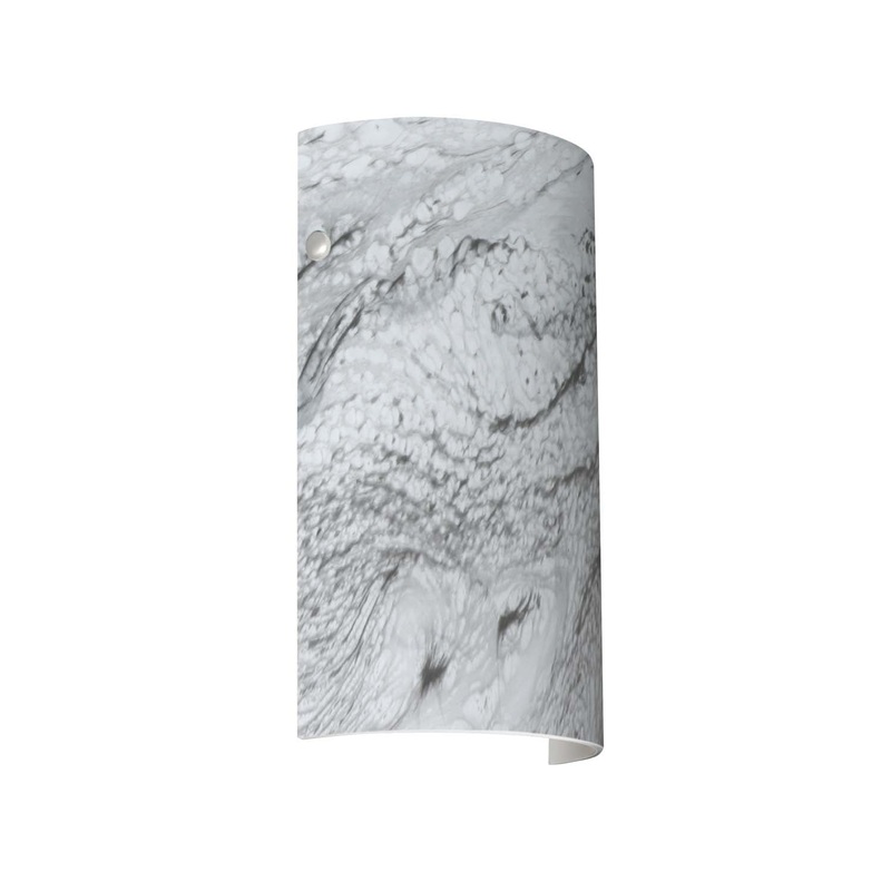 Besa 7042MG-WH Tamburo One Light Wall Sconce White