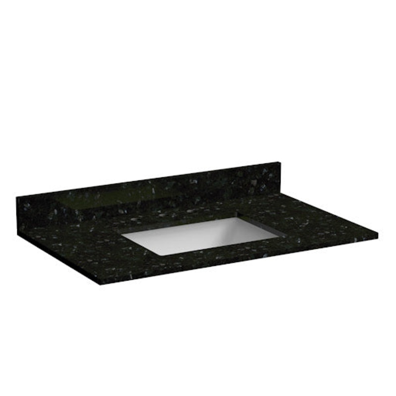 Foremost 31″ Marble Vanity Top with Back Splash and Undermount Sink