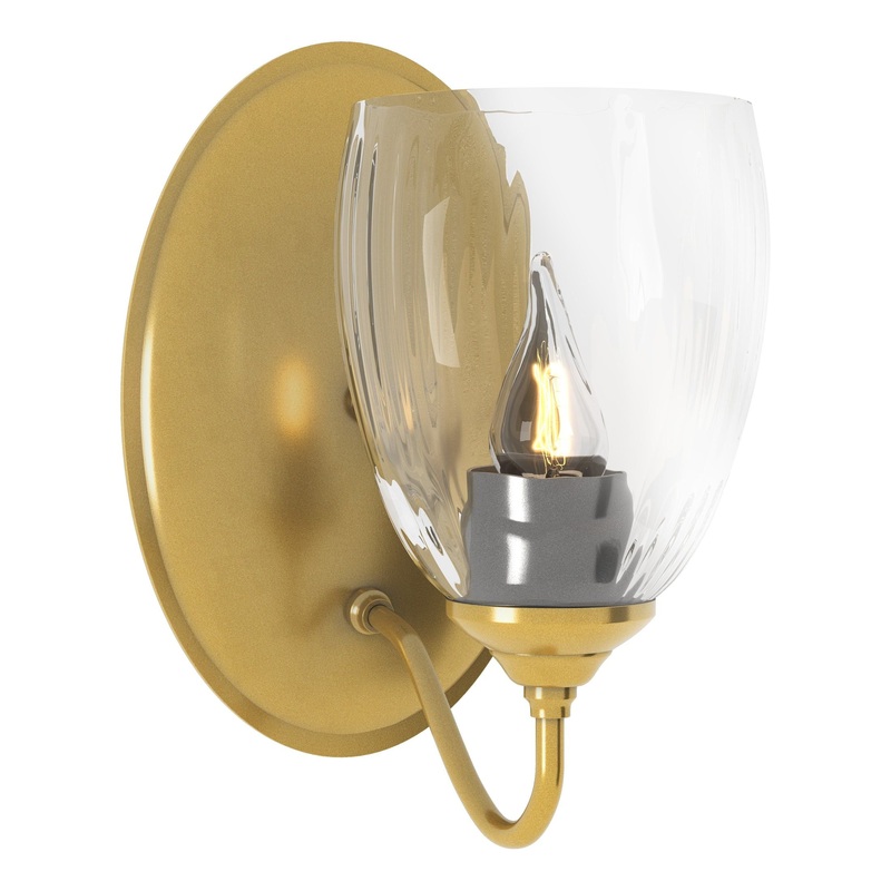 Simple Lines Sconce Modern Brass