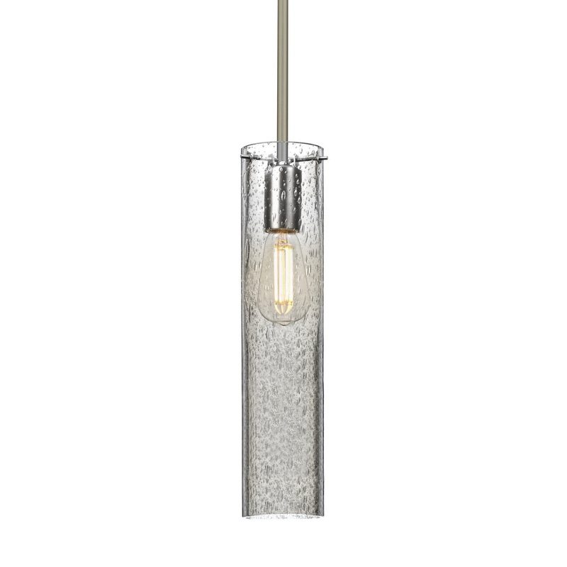 Besa 1TT-JUNI16CL-EDIL-SN Juni One Light Pendant Satin Nickel