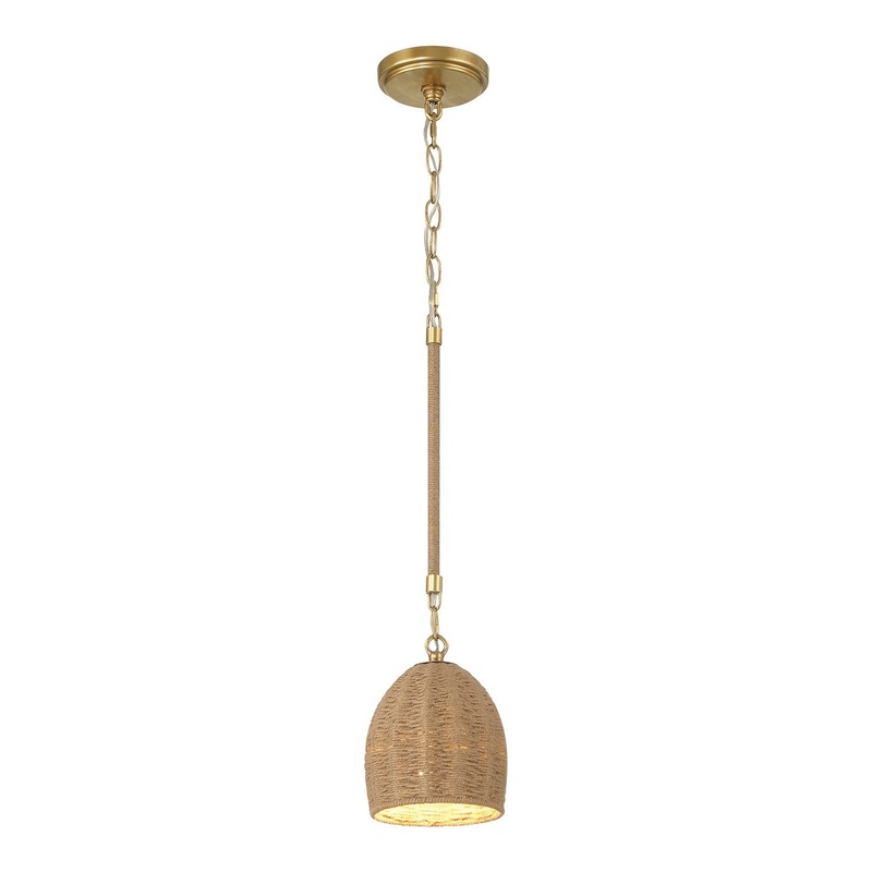 Crystorama JAC-10502-SG Jace LED Mini Pendant Soft Gold