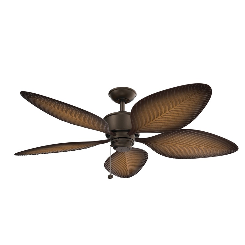 Kichler 310095SNB 56″ Ceiling Fan, Satin Natural Bronze