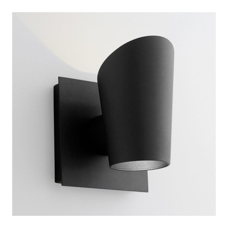 Pilot Two-Light LED Outdoor Wall Sconce – Black