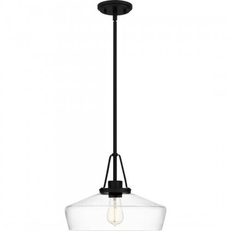Quoizel QP5584MBK Quoizel Pendant Pendant 1 light matte black Pendant