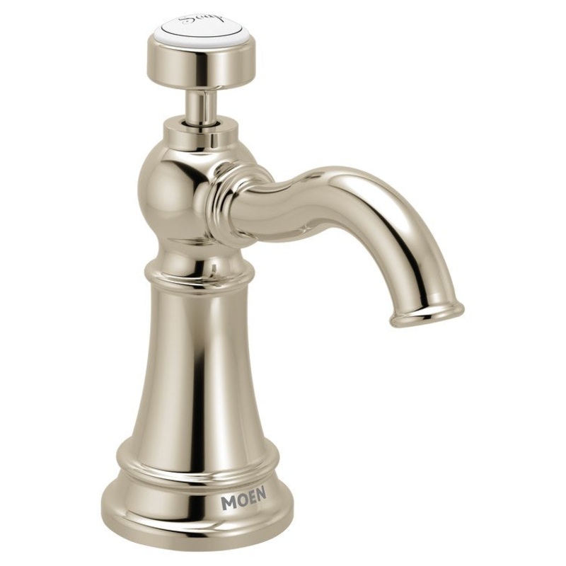 Soap Dispenser Weymouth Traditional Polished Nickel Deck Mount 18 Ounce