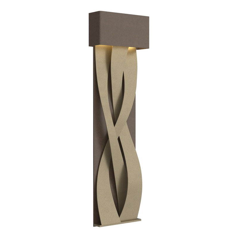 Tress Large LED Sconce Bronze Soft Gold