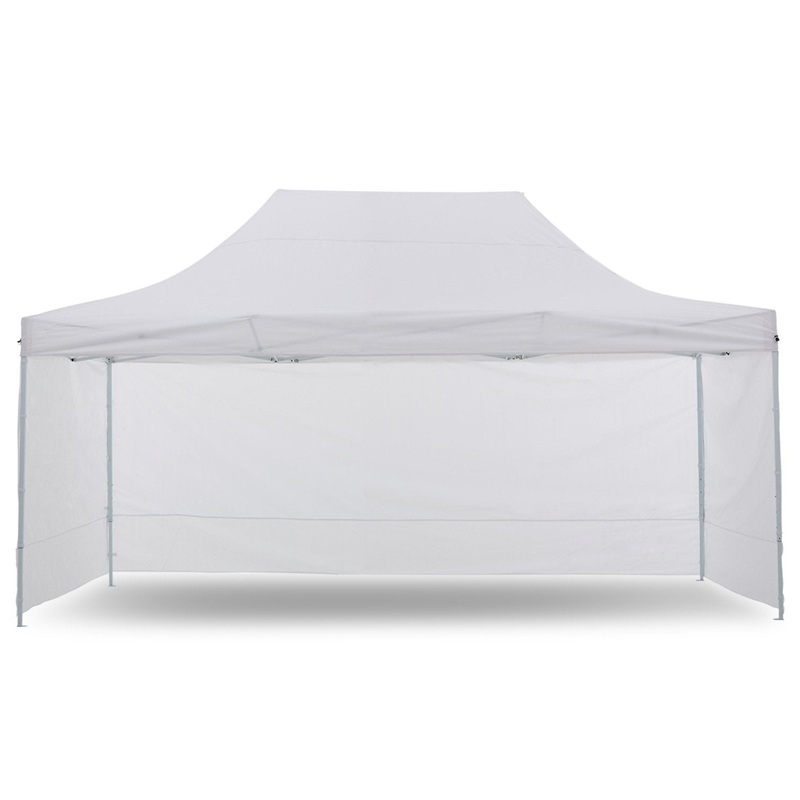 Wallaroo Gazebo Tent Marquee 3×4.5m PopUp Outdoor White
