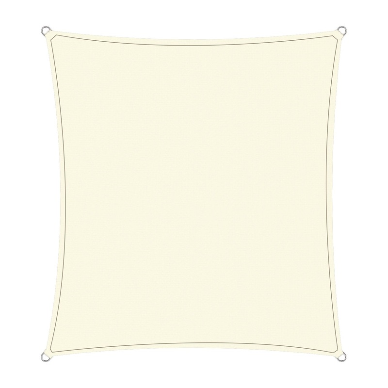 Wallaroo Waterproof Outdoor Shade Sail Canopy Sun Cloth  Square 4x4M