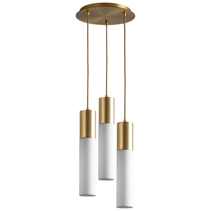 13″ Pendant Canopy – Aged Brass