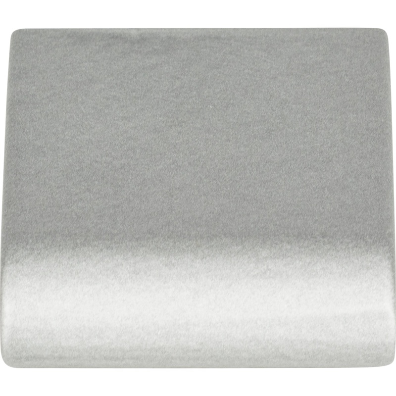 Atlas Homewares Round Rail Knob 1 1/8 Inch Matte Chrome