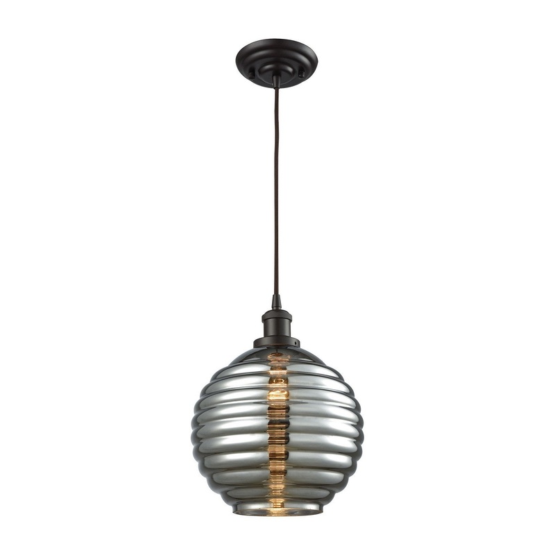 ELK Home 56550/1-LA Ridley One Light Mini Pendant Oil Rubbed Bronze