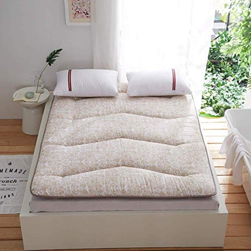 Futon giapponese materasso Tatami, albero di Natale per i bambini materasso, Tappetino pieghevole letto portatile materassino da campeggio bambini Sleeping Pad Piano Lounger Divano Letto,C,100* 200cm
