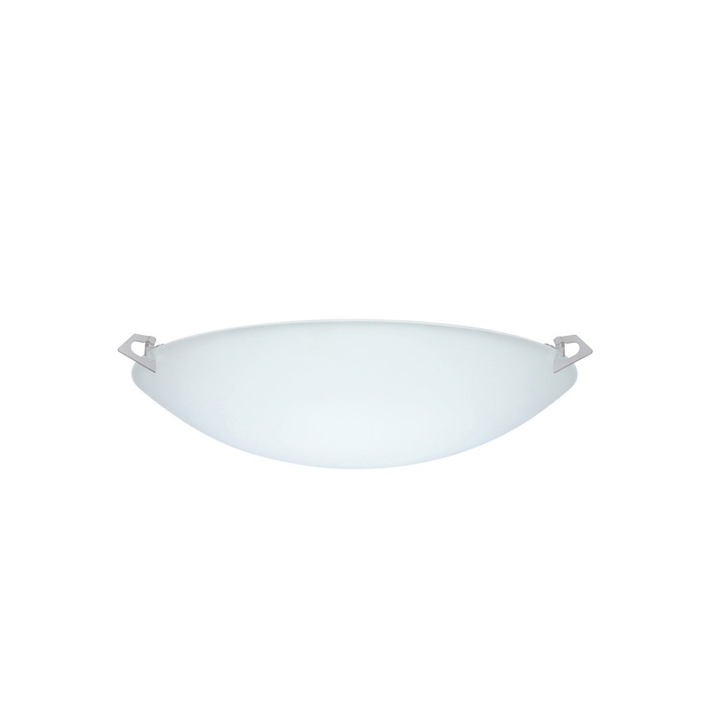 One Light Ceiling Mount from the Sonya Collection in Satin Nickel Finish by Besa