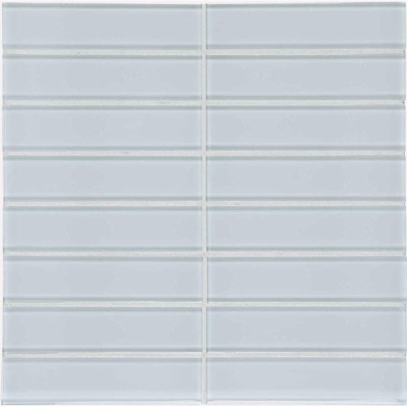 1.5″ x 6″ Inch Element Skylight Stacked Glass Mosaics. 1 Sheet = .96 Sq. Ft. (35-121)