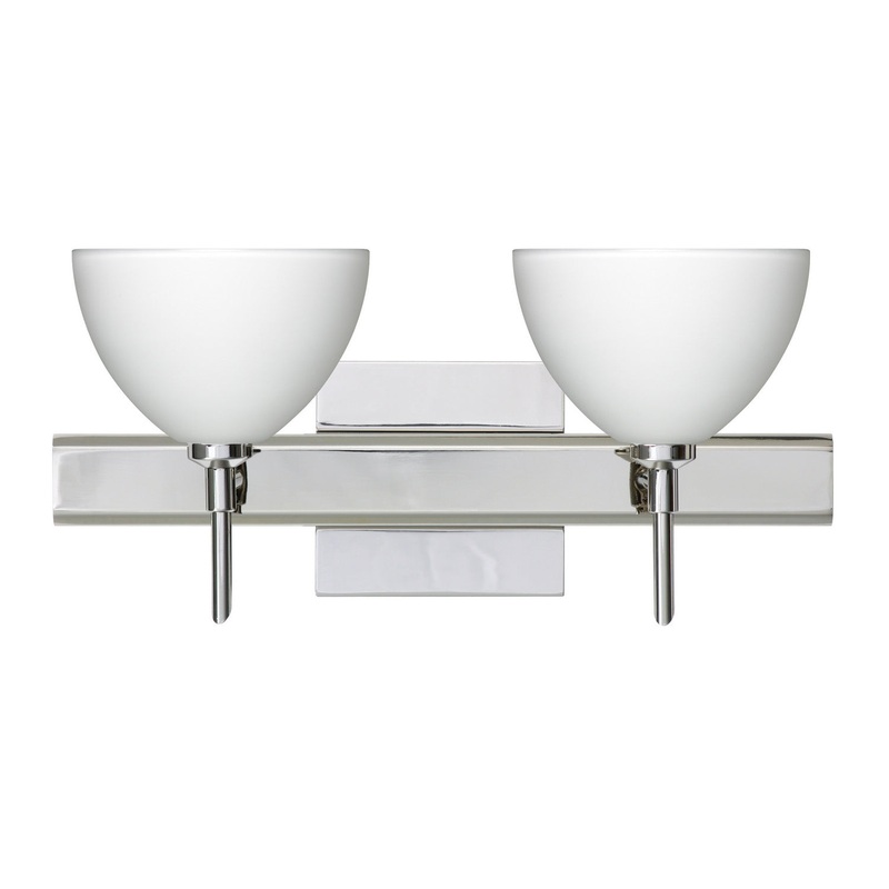 Besa 2SW-467907-CR-SQ Brella Two Light Wall Sconce Chrome (Discontinued)