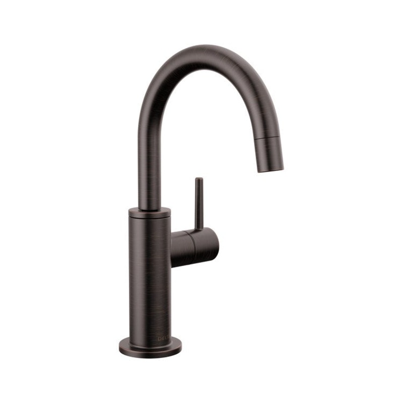 Beverage Faucet Contemporary Cold Water Only with Air Gap 1 Lever ADA Venetian Bronze