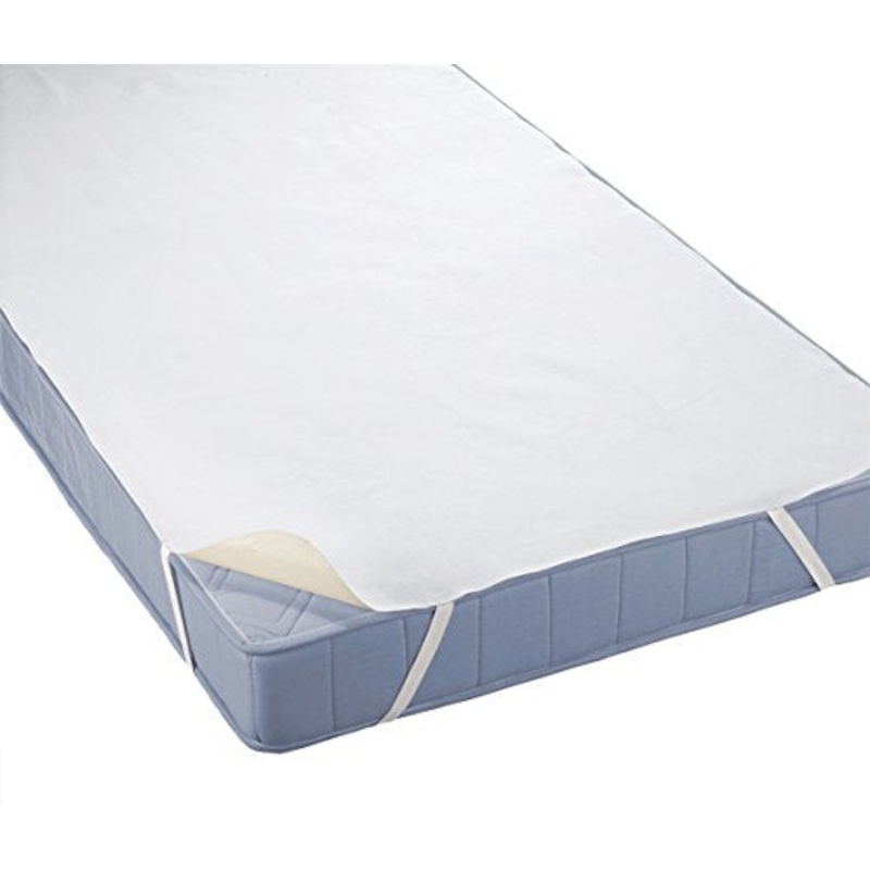 Biberna 808315-001-141 Coprimaterasso impermeabile a mollettoni 140x 200 cm colore: Bianco