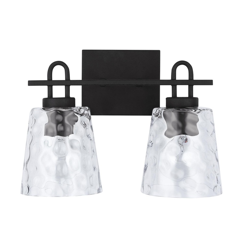 Capital Lighting 138322BI-492 Fenton 2 Light Vanity Black Iron