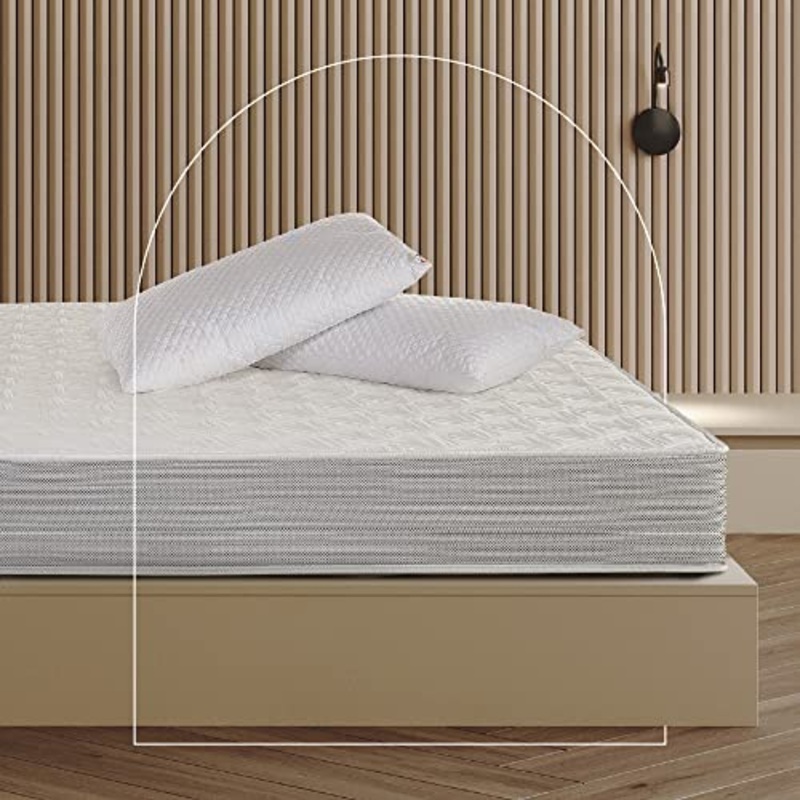 Farmarelax – Materasso Singolo 80×190, Alto 20 cm, Cuscino Memory in regalo, Waterfoam, Ortopedico, Antiacaro, per Reti o Letti Singoli – Real Kit
