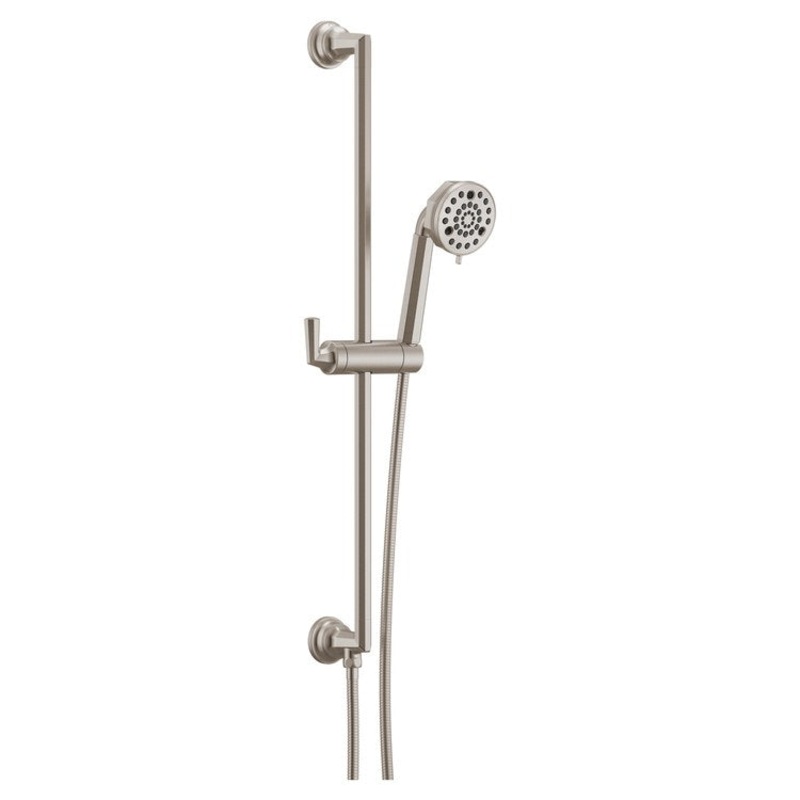 Handshower Bar Beauclere Multi Function Slide Brilliance Luxe Nickel 32 Inch