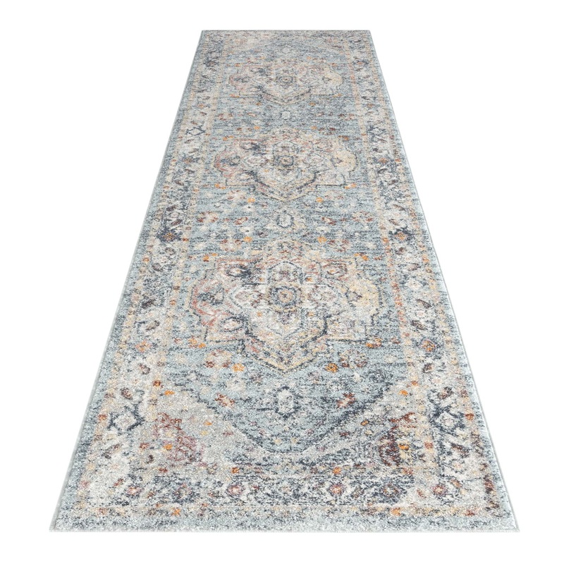 Ornate Persian Vintage Rug – Blue – 240×330