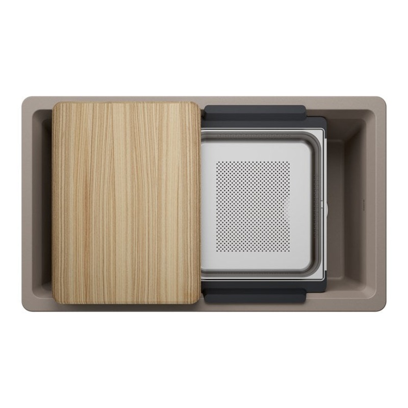 Workstation Inteos 33 Inch Truffle Silgranit