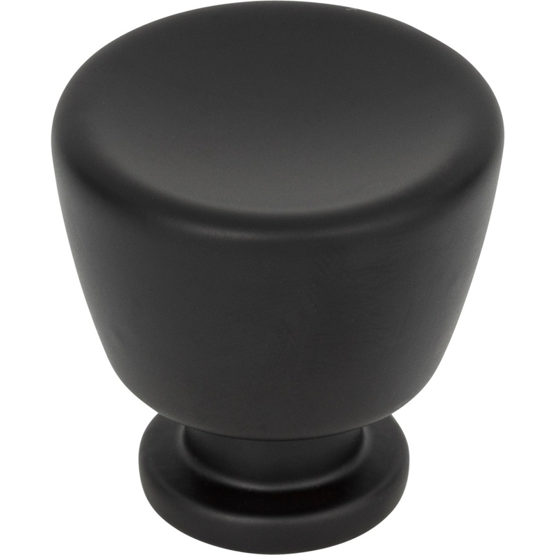 Atlas Homewares Conga Knob 1 1/8 inch Matte Black