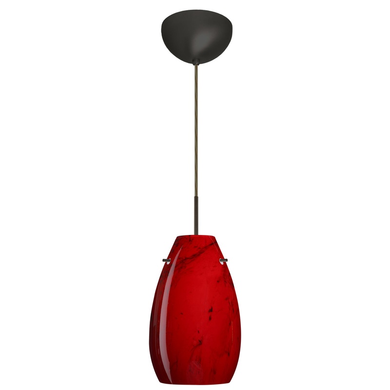 Besa 1JC-4126MA-LED-BR Pera One Light Pendant Bronze