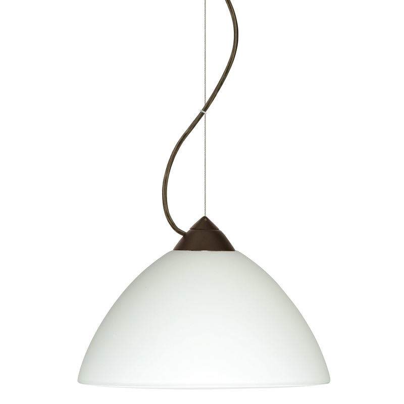 Besa 1KX-420107-BR Tessa One Light Pendant Bronze