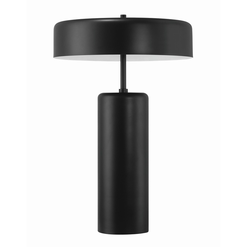 Craftmade 87002FB-T Table Lamps Three Light Table Lamp Flat Black