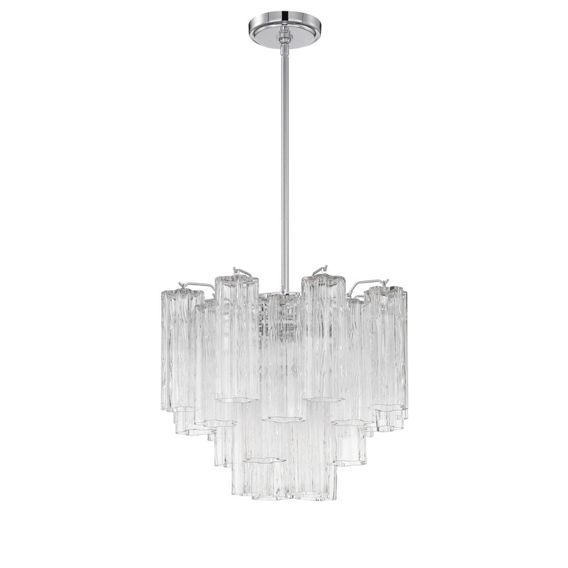 Four Light Chandelier from the Addis Collection in Polished Chrome Finish by Crystorama