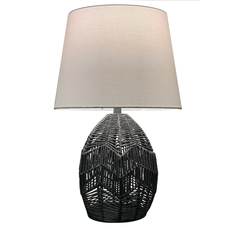 Tillie 1-Light Table Lamp Black