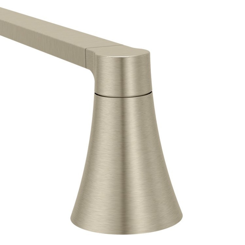 Towel Bar JASE 24 Inch Double Brushed Nickel Zinc