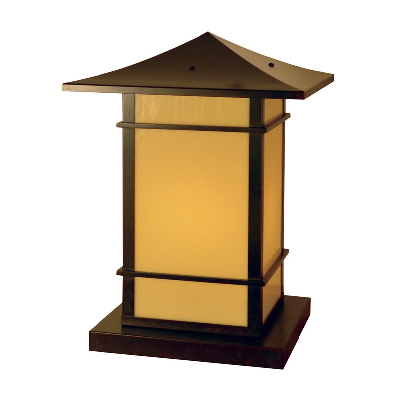 Arroyo KAC-12TSCR-BZ Katsura One Light Column Mount Bronze