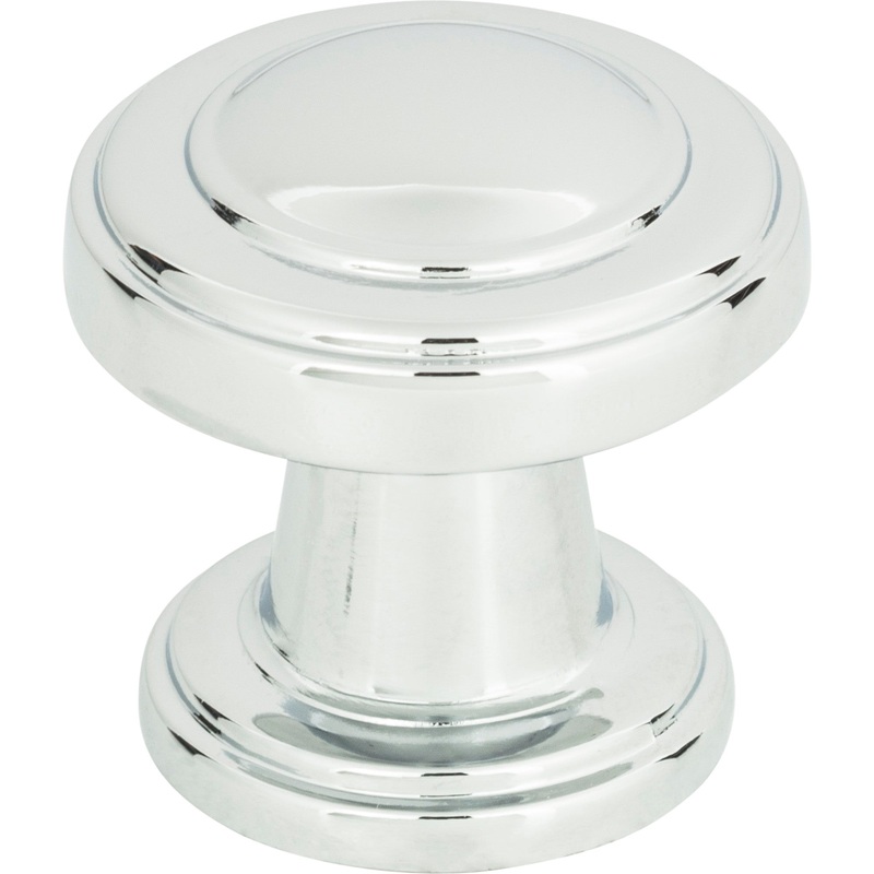 Atlas Homewares Bronte Knob 1 1/8 Inch Polished Chrome
