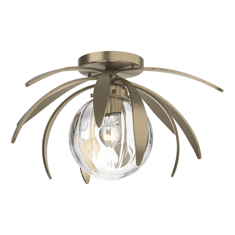 Dahlia Semi-Flush Soft Gold Water Glass (LL)