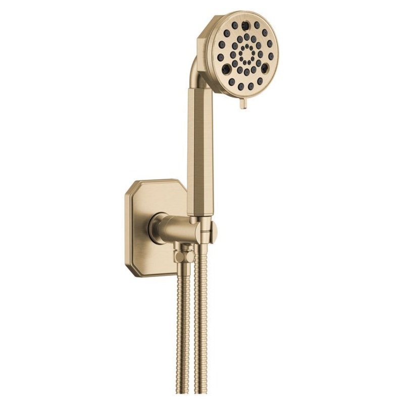 Handshower Beauclere Brilliance Luxe Gold 4 Function WaterSense ADA 1.75 Gallons per Minute 3-11/16 Inch